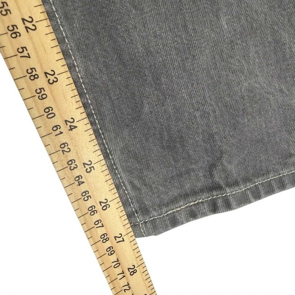 Levi's Men's 501 Straight Leg Button Fly 100% Cotton‎ Gray Jeans 32x32 Act 30x29